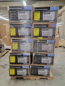 lot 56913 image: LG Room Air Conditioners 8,000 BTU - 20 count