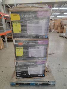 lot 56916 image: LG Room Air Conditioners 14,000 BTU - 7 count