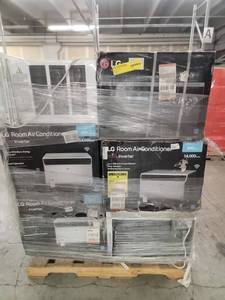 lot 56918 image: LG Room Air Conditioners 14,000 BTU Dual Inverter - 6 count