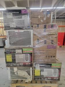 lot 56924 image: LG Room Air Conditioners Mixed BTU - 8 count