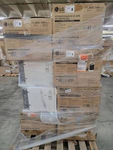 lot 56928 image: LG Room Air Conditioners 11,800 BTU - 8 count