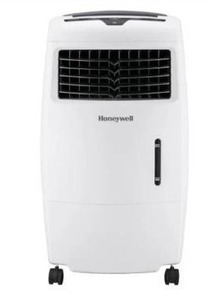 lot 56940 image: 4 count of Honeywell CL25AE 764CFM 466 sq. ft. Indoor Evaporative Air Cooler with Active Carbon Filter