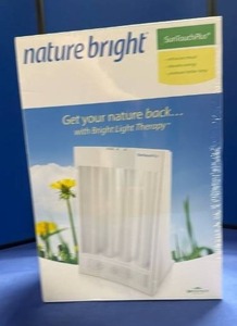 lot 7 image: Nature Bright SunTouch Plus Light Therapy Lamp - Retail $75