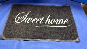 lot 20 image: Sweet Home Porch Mat - Retail $15