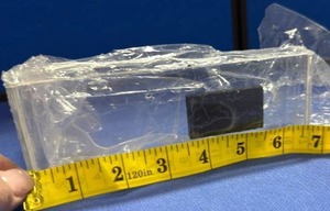 lot 25 image: Clear Gun Holder Plastic 7x4 - Retail $25