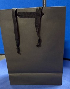 lot 28 image: )10) Designer Paper Gift  Bag with Black Handles - Retail $5
