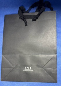 lot 30 image: )10) Designer Paper Gift  Bag with Black Handles - Retail $5