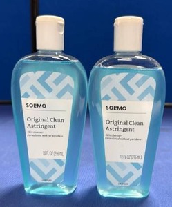 lot 48 image: Solimo Original Clean Astringent 10 FL OZ Twin Pack lot of 2 - Retail $5