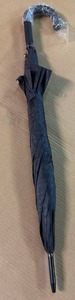 lot 67 image: Black Full-Length Automatic Umbrella - Retail $15