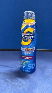 lot 87 image: Coppertone Sport SPF 50 AccuSpray Sunscreen - Retail $8
