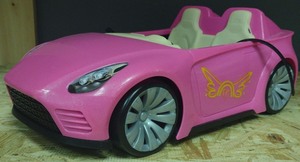 lot 234 image: Pink Convertible Sports Car Toy used