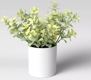 lot 235 image: 9 x 6 Artificial Boxwood Arrangement lot of 2
