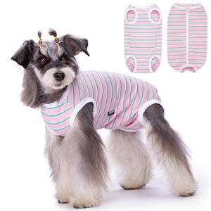 lot 56404 image: Recovery Suit for Dogs Female Dog Onesie After Surgery Spay, Soft Surgical Pajamas Post-Op Bodysuits for Small Medium Puppy, Abdominal Wounds Prevent Licking Cone E-Collar Alternative - Retail $13