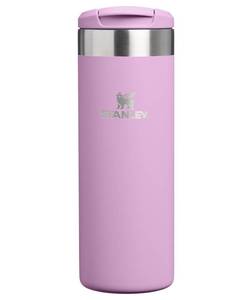 lot 56406 image: Stanley AeroLight Transit Bottle 16 oz  Locking Drink Through Lid  Leak Resistant Water Bottle or Coffee Travel Mug  Lightweight Insulated Stainless Steel  BPA-Free  Lilac - Retail $28