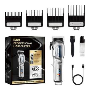 Hair Clippers for Men Professional, Cordless Barber Clippers with Adjustable Precision Blades, LED Display, and 180-Minutes Runtime for Professional Barbers & Home Haircutting - Retail: $50