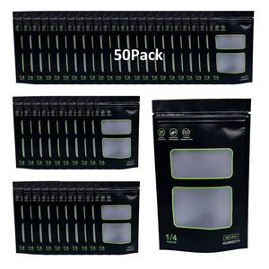 lot 56455 image: 14 OZ Storage Terp Bags - 58%-62% RH 2-Way Humidity Control Resealable Bags for Curing & Storage 25 PCS - Retail $45
