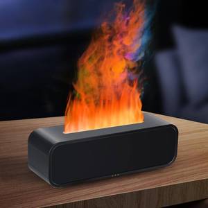 lot 56457 image: 7Color Flame Diffuser, Bonfire and Fireplace 10.7 3 3.1 - Retail $30