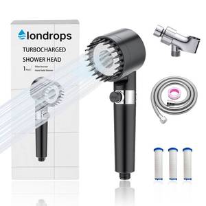 lot 62384 image: Filtered Showerhead High Pressure Handheld Hydrojet Nozzle Kit for Men, Women, Children and Pets. - Retail $24