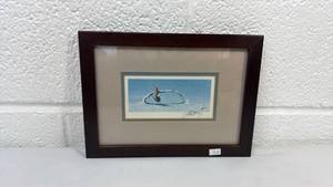 lot 90 image: Framed Whale Breach Art Print