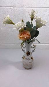 lot 95 image: 50th Anniversary Porcelain Vase with Gold Accents