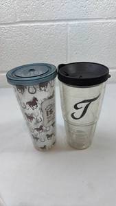 lot 135 image: Tervis Tumbler Set - Horse Design & Monogram