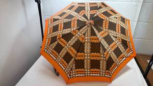 lot 144 image: 1970s Geometric Pattern Umbrella