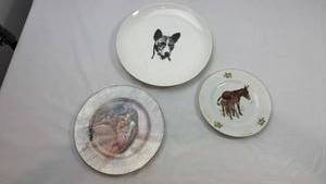 lot 148 image: Decorative Animal Art Plate Collection
