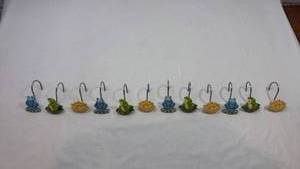 lot 153 image: Pond Life Shower Curtain Hooks Set