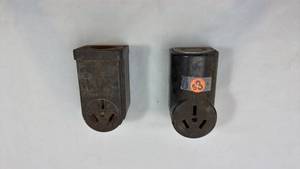lot 212 image: 1950s Eagle 250V Power Receptacle Set