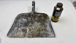 lot 217 image: Large Metal Coal Scoop with Handle