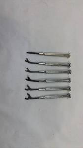 lot 220 image: Set of 6 Bicycle Spoke Wrenches