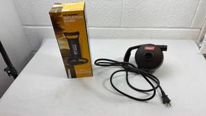 lot 223 image: Coleman Quick Pump Electric Air Pump and Bestway Air Hammer Bundle