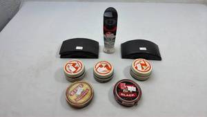 lot 228 image: Shoe Care Kit with Polish and Shine Products