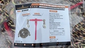 lot 340 image: Unused 9200 lbs Binder with Chains for Load Transport