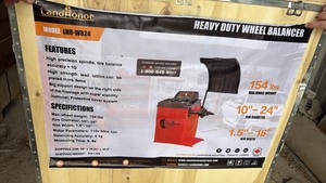 lot 343 image: Unused LandHonor Heavy Duty Wheel Balancer Model LHR-WB24