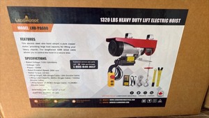 lot 388 image: Unused LandHonor 1320 LBS Heavy Duty Electric Hoist Model LHR-PA600