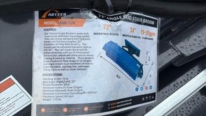 lot 424 image: Unused Arteer Angle Skid Steer Broom Attachment 72 Inch