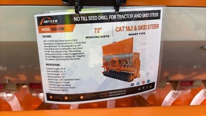 lot 513 image: Unused Arteer NSD-72W No Till Seed Drill 72 Inch Working Width