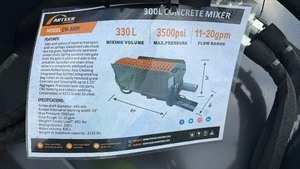 lot 527 image: Unused Arteer Skid Steer Concrete Mixer Attachment