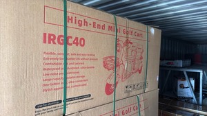 lot 128 image: Unused IRGC40 High-End Mini Golf Cart - Multiple Colors