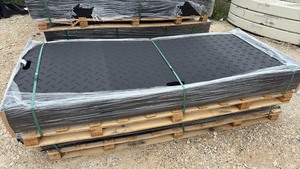lot 136 image: Unused IRGPM Ground Protection Mat 4 ft x 8 ft - QTY 15
