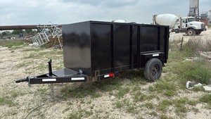 lot 22 image: Used DMM Manufacturing Little Joe Single Axle Enclosed Utility Trailer