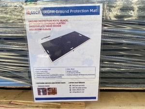 lot 137 image: Unused IRGPM Ground Protection Mat 4 ft x 8 ft - QTY 15