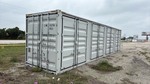 One Trip 40ft Steel Shipping Container With 4 Side Doors