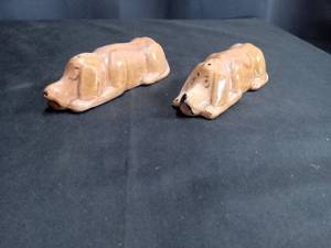 Ceramic Dog Salt and Pepper Shakers Set