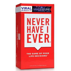 lot 1086 image: Never Have I Ever - The Game of Poor Life Decisions  Hilarious and Revealing Party Card Game for Adults - Retail $25