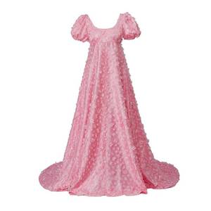 lot 1126 image: MyheroCos Daphne Regency Womens Blue Lace Dress Pink-XL - Retail $52