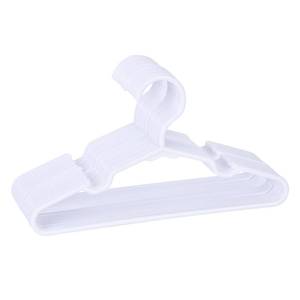 lot 1145 image: 12 Pack White Kids Hangers - Baby Clothes Hangers for Toddler & Child, Durable Plastic Childrens Hangers for Closet, Pants, Coats, Skirts (Non-Slip, Space-Saving) - Retail $14