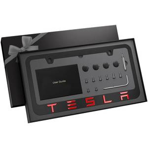 lot 1191 image: Black License Plate Frame - Retail $35
