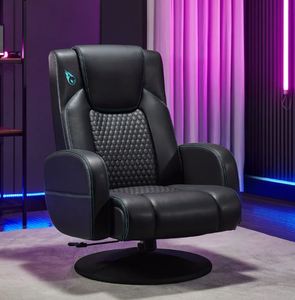 lot 1061 image: DPS Centurion Pedestal Swivel Gaming Chair - Retail $201